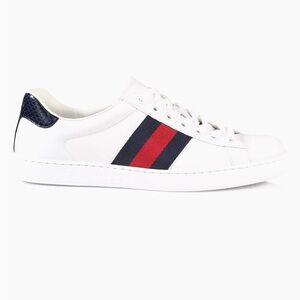 Gucci (Women’s) GG Stripe Tennis Sneakers